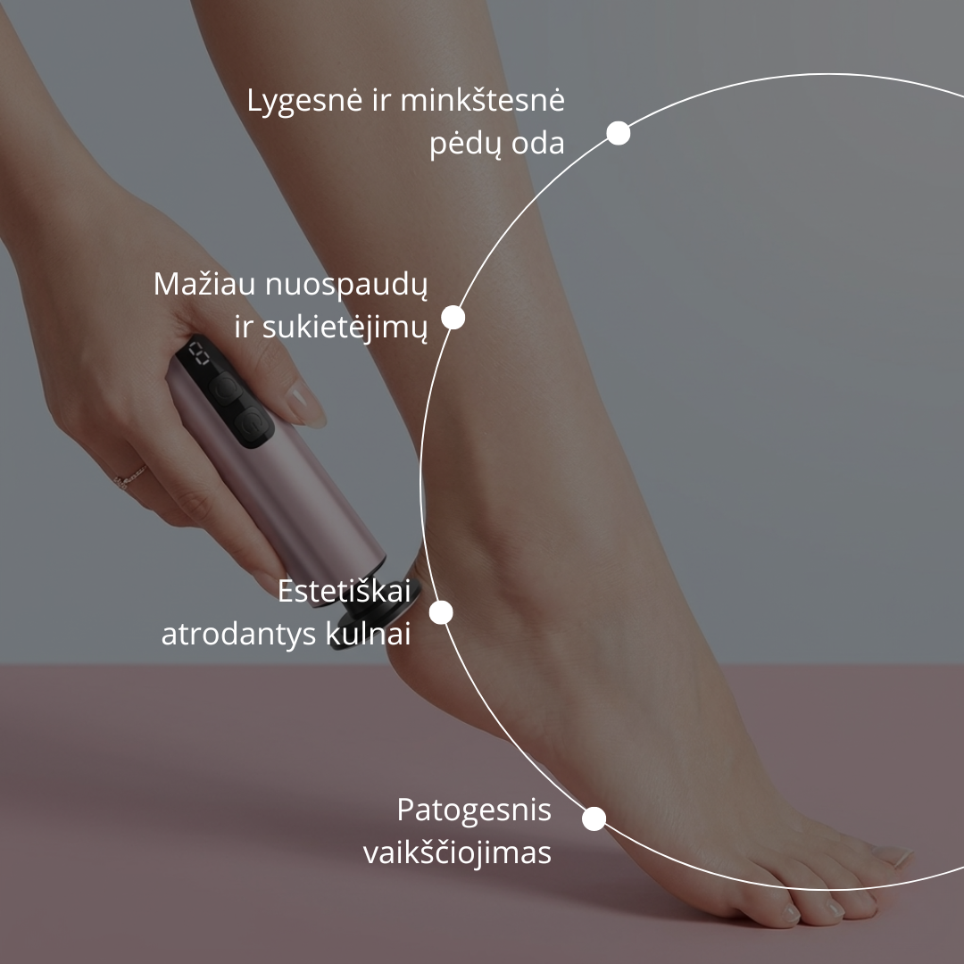 Elektrinis pėdų šveitiklis ELIYA Smooth - Image 2