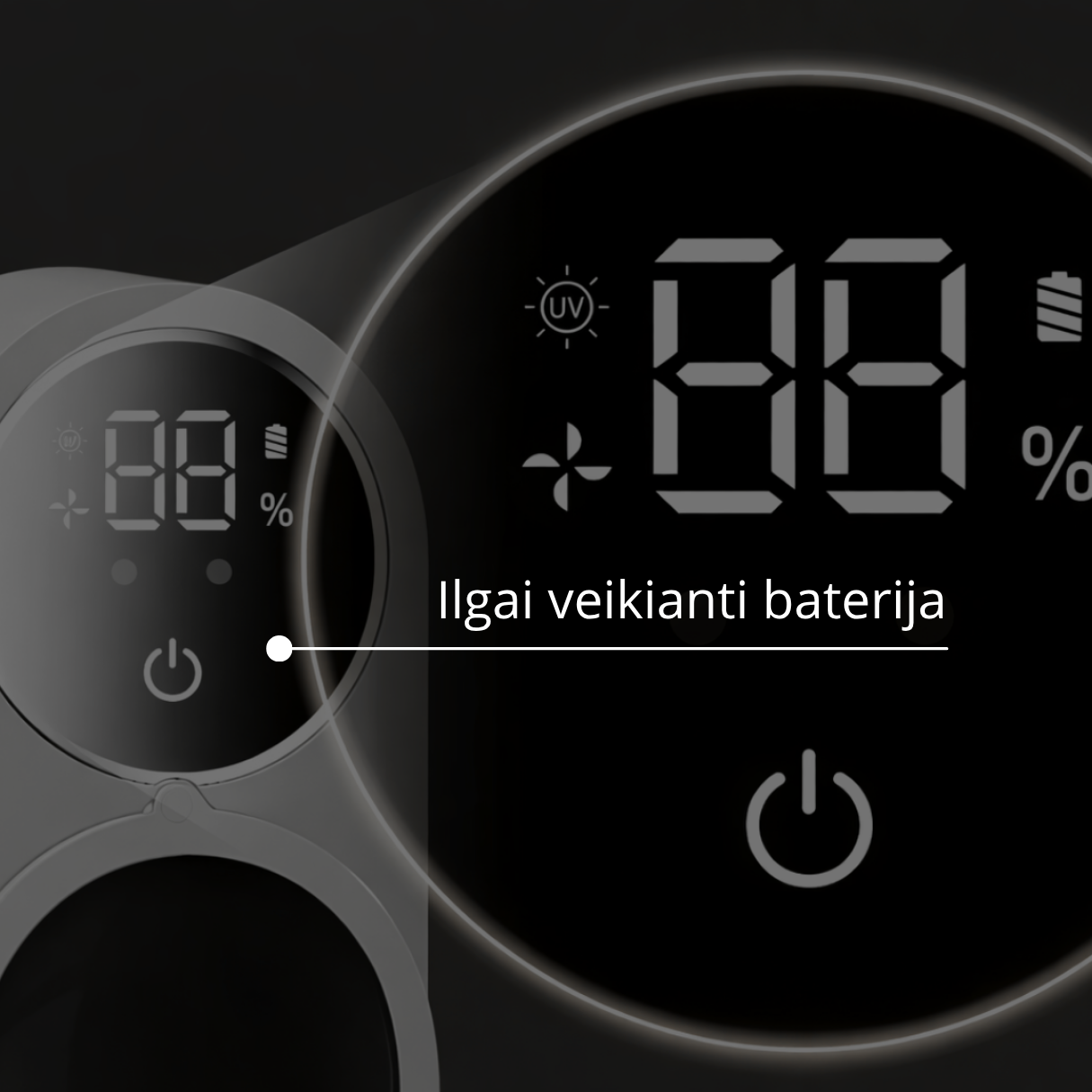 Dantų šepetėlių UV sterilizatorius OVIA UV Duo - Image 9