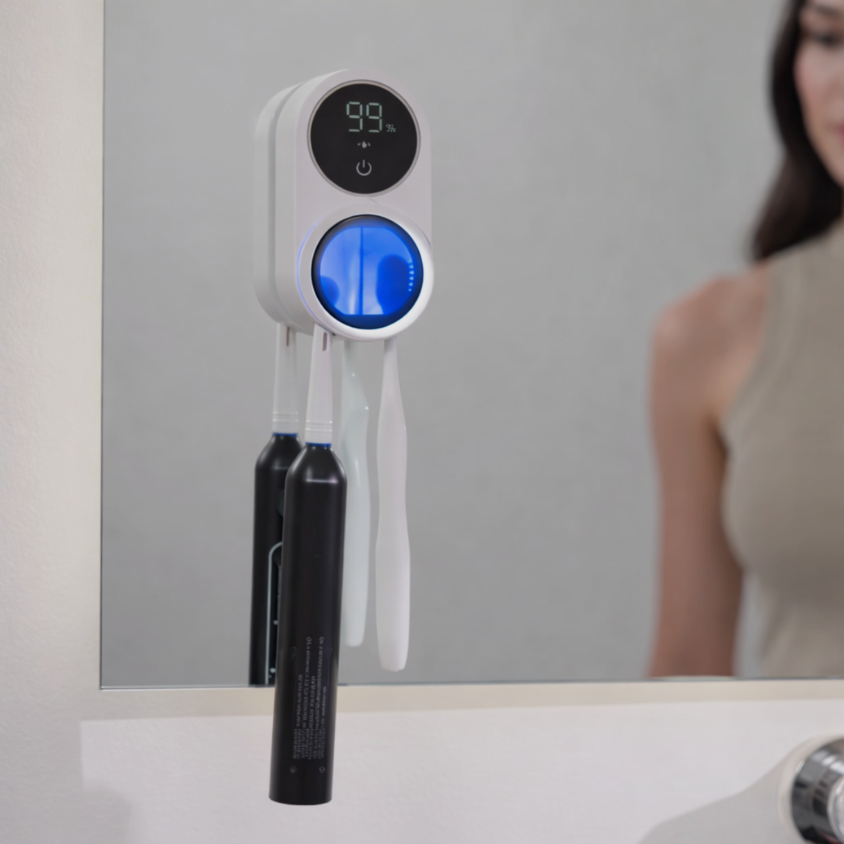 Dantų šepetėlių UV sterilizatorius OVIA UV Duo - Image 16