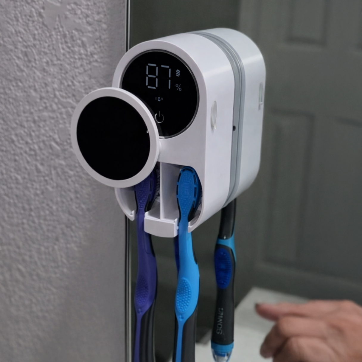 Dantų šepetėlių UV sterilizatorius OVIA UV Duo - Image 14