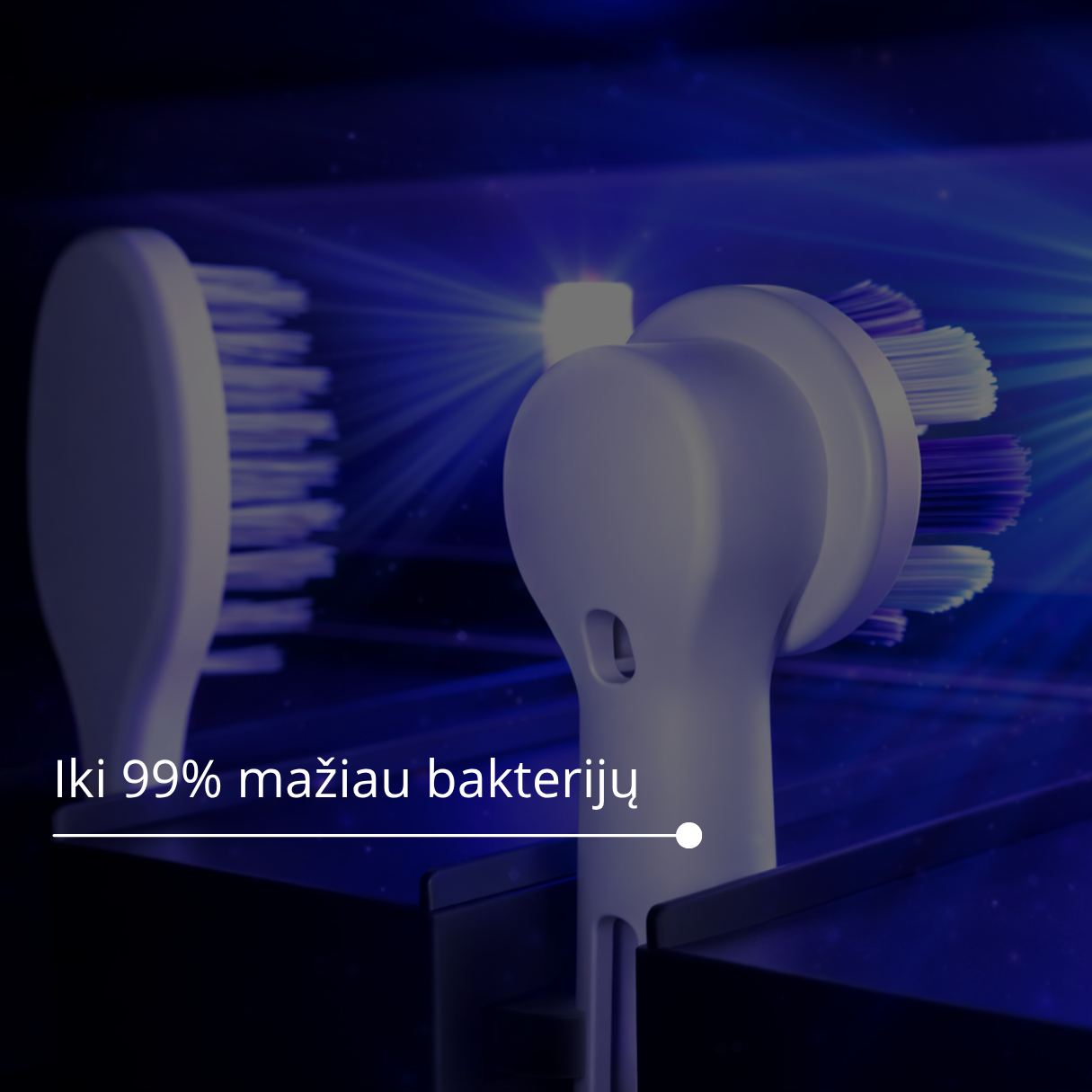 Dantų šepetėlių UV sterilizatorius OVIA UV Duo - Image 4