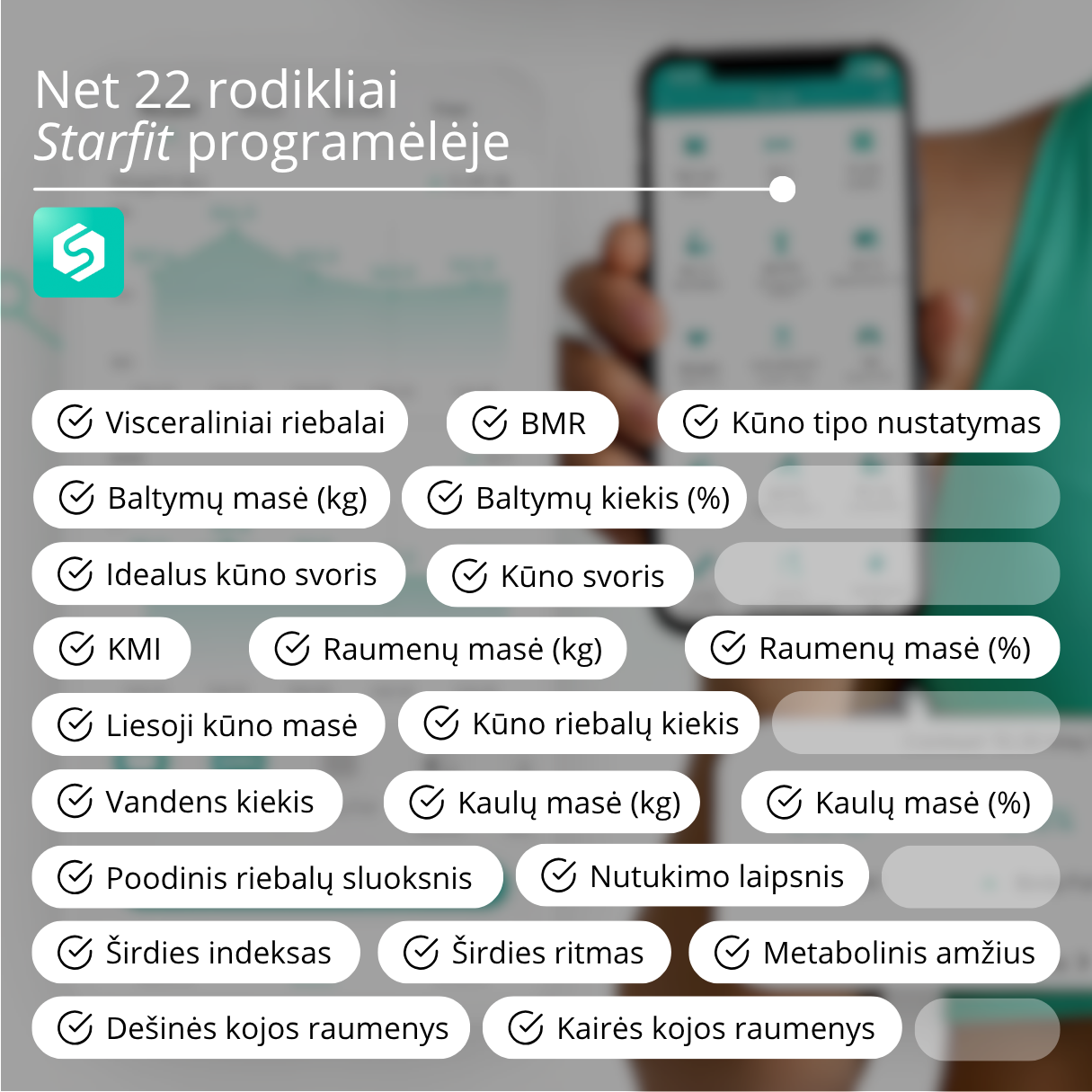 Išmaniosios Svarstyklės AFIIT BodyScan - Image 5