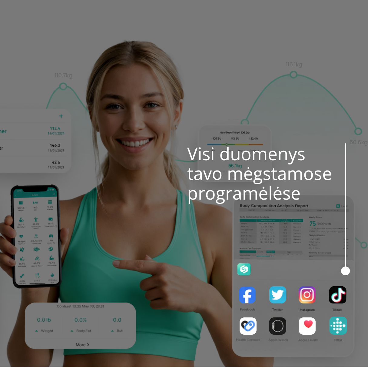 Išmaniosios Svarstyklės AFIIT BodyScan - Image 11